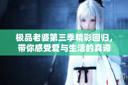 极品老婆第三季精彩回归，带你感受爱与生活的真谛