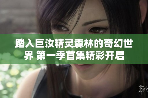 踏入巨汝精灵森林的奇幻世界 第一季首集精彩开启