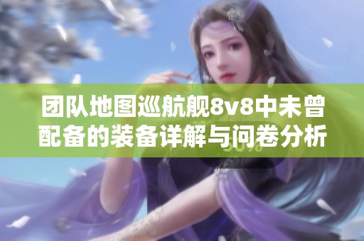 团队地图巡航舰8v8中未曾配备的装备详解与问卷分析