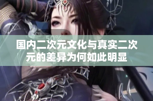 国内二次元文化与真实二次元的差异为何如此明显