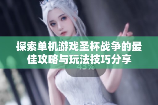 探索单机游戏圣杯战争的最佳攻略与玩法技巧分享
