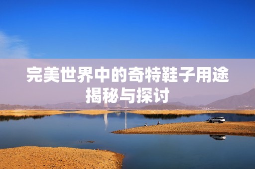 完美世界中的奇特鞋子用途揭秘与探讨