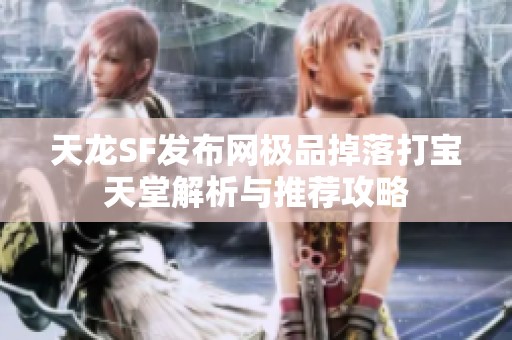天龙SF发布网极品掉落打宝天堂解析与推荐攻略