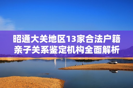 昭通大关地区13家合法户籍亲子关系鉴定机构全面解析