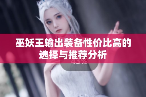 巫妖王输出装备性价比高的选择与推荐分析