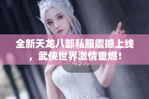 全新天龙八部私服震撼上线，武侠世界激情重燃！