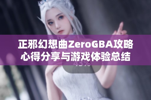 正邪幻想曲ZeroGBA攻略心得分享与游戏体验总结