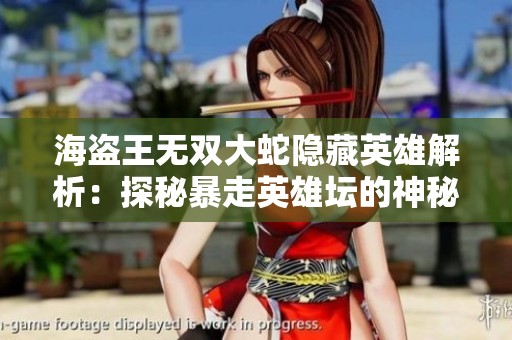 海盗王无双大蛇隐藏英雄解析：探秘暴走英雄坛的神秘宝箱