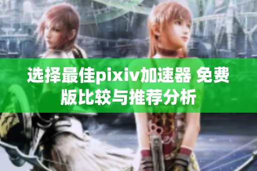 选择最佳pixiv加速器 免费版比较与推荐分析