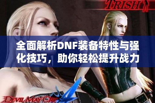 全面解析DNF装备特性与强化技巧，助你轻松提升战力
