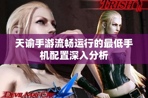 天谕手游流畅运行的最低手机配置深入分析
