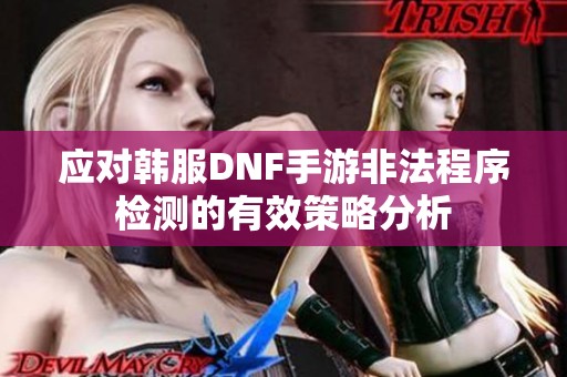 应对韩服DNF手游非法程序检测的有效策略分析