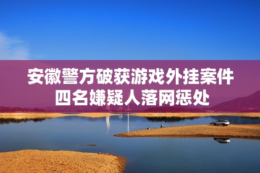安徽警方破获游戏外挂案件 四名嫌疑人落网惩处