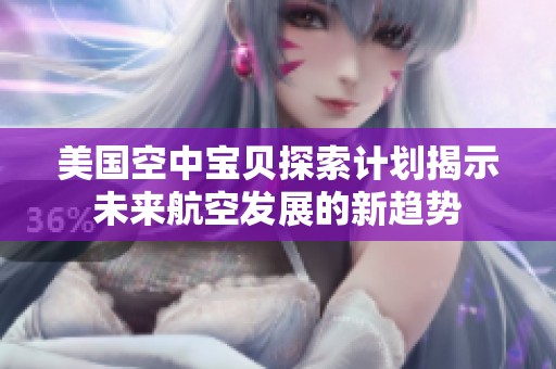 美国空中宝贝探索计划揭示未来航空发展的新趋势
