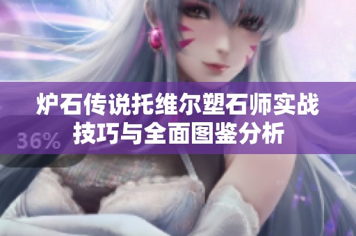 炉石传说托维尔塑石师实战技巧与全面图鉴分析