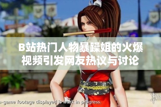 B站热门人物暴躁姐的火爆视频引发网友热议与讨论