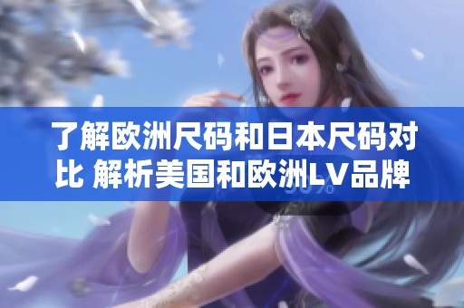 了解欧洲尺码和日本尺码对比 解析美国和欧洲LV品牌选择