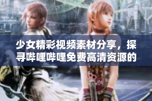 少女精彩视频素材分享，探寻哔哩哔哩免费高清资源的秘密
