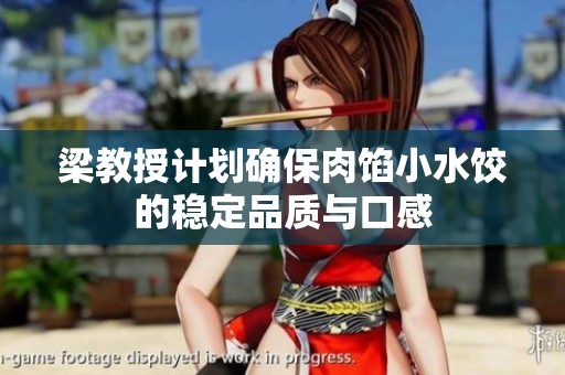 梁教授计划确保肉馅小水饺的稳定品质与口感