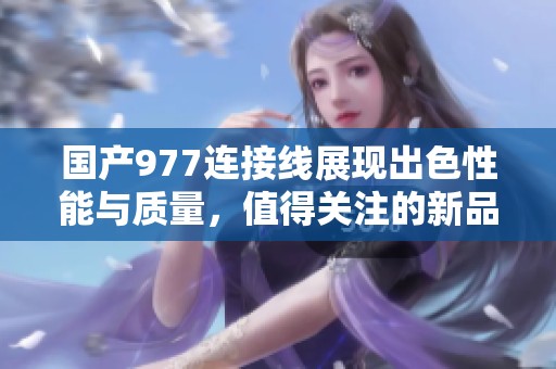 国产977连接线展现出色性能与质量，值得关注的新品推荐