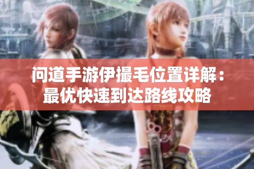 问道手游伊撮毛位置详解：最优快速到达路线攻略